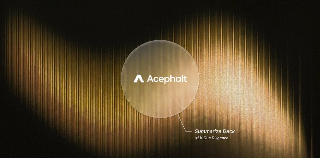 Generic AI Can Summarize a Deck, But It Can't Run Real Diligence.